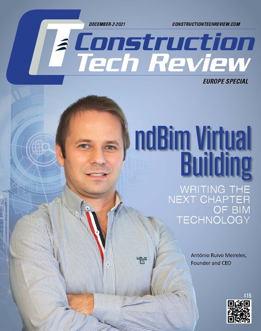 Capa da revista Construction Tech Review